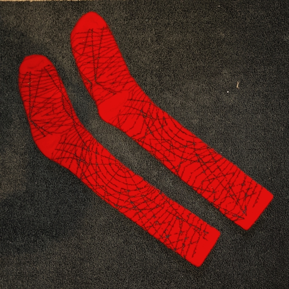 Spider Web Knee high Socks